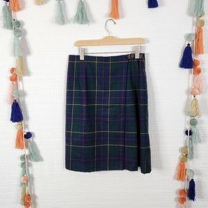 Vintage Pendleton Tartan Wrap Skirt